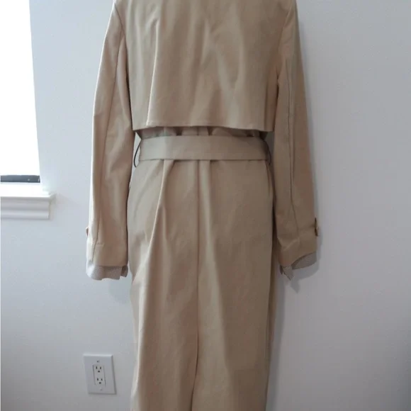 BELLE AND BLOOM Empirical Trench Coat - Beige SIZE Small - Picture 10 of 13